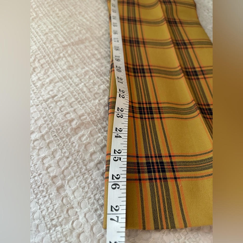 Anthropologie Essential Collection Plaid Straight Leg Pants - Picture 9 of 9